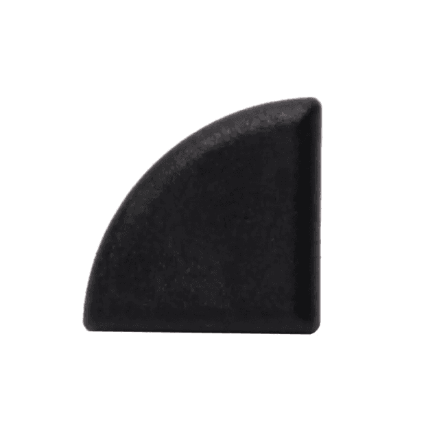 Zaślepka ćwierćwałka WPC Czarna 10szt BDZC02, Salag