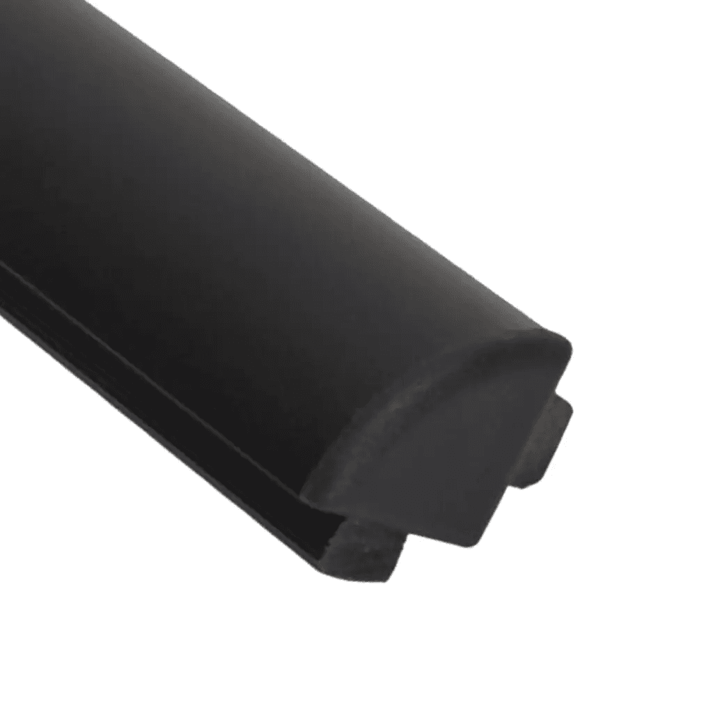 Zaślepka ćwierćwałka WPC Czarna 10szt BDZC02, Salag