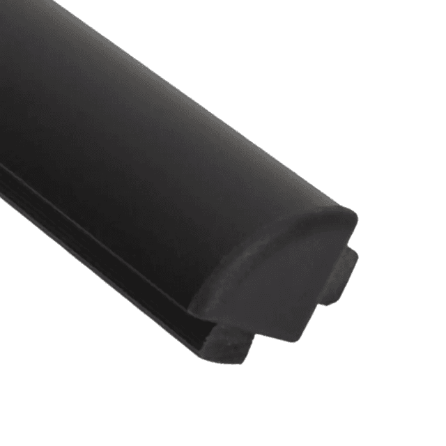 Zaślepka ćwierćwałka WPC Czarna 10szt BDZC02, Salag