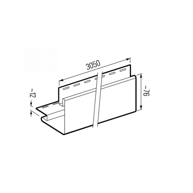 Listwa narożna V-Black Dąb Jasny  SVP-12 3030240, Vilo