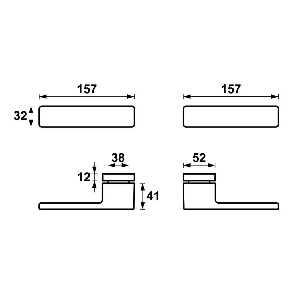 Klamka Libera Inox klamko + klamka, 5907505414842, Axa