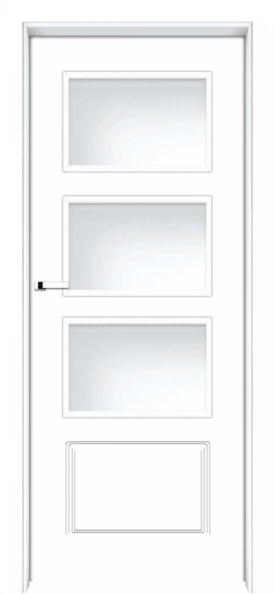 Drzwi Manhattan 3 szyby, Interdoor