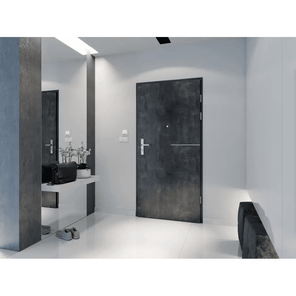 Drzwi Antywłamaniowe Granit klasa C Płaskie Pion, PORTA