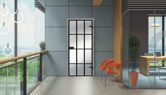 Drzwi Szklane LUMEN LOFT V1, POL-SKONE