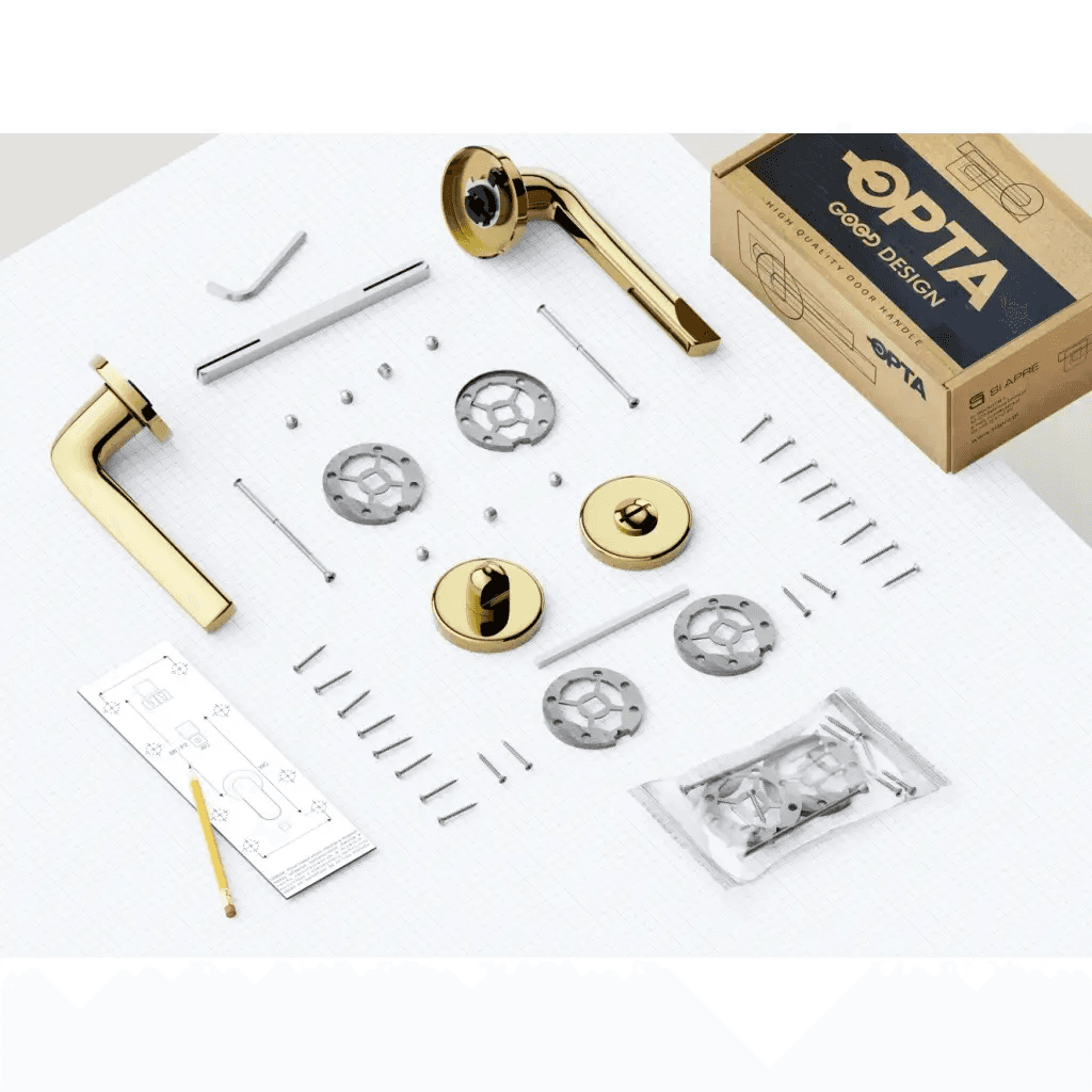 Rozeta okrągła do WC Złota, 5907609715791, Si Apre