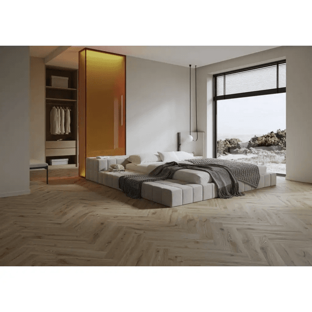 Panele winylowe SPC Jodełka Dąb Pustynny DP5000031 Klasa 34 5 mm, SW4HMX-FHLA1-DP5XXX-EDESF, Barlinek