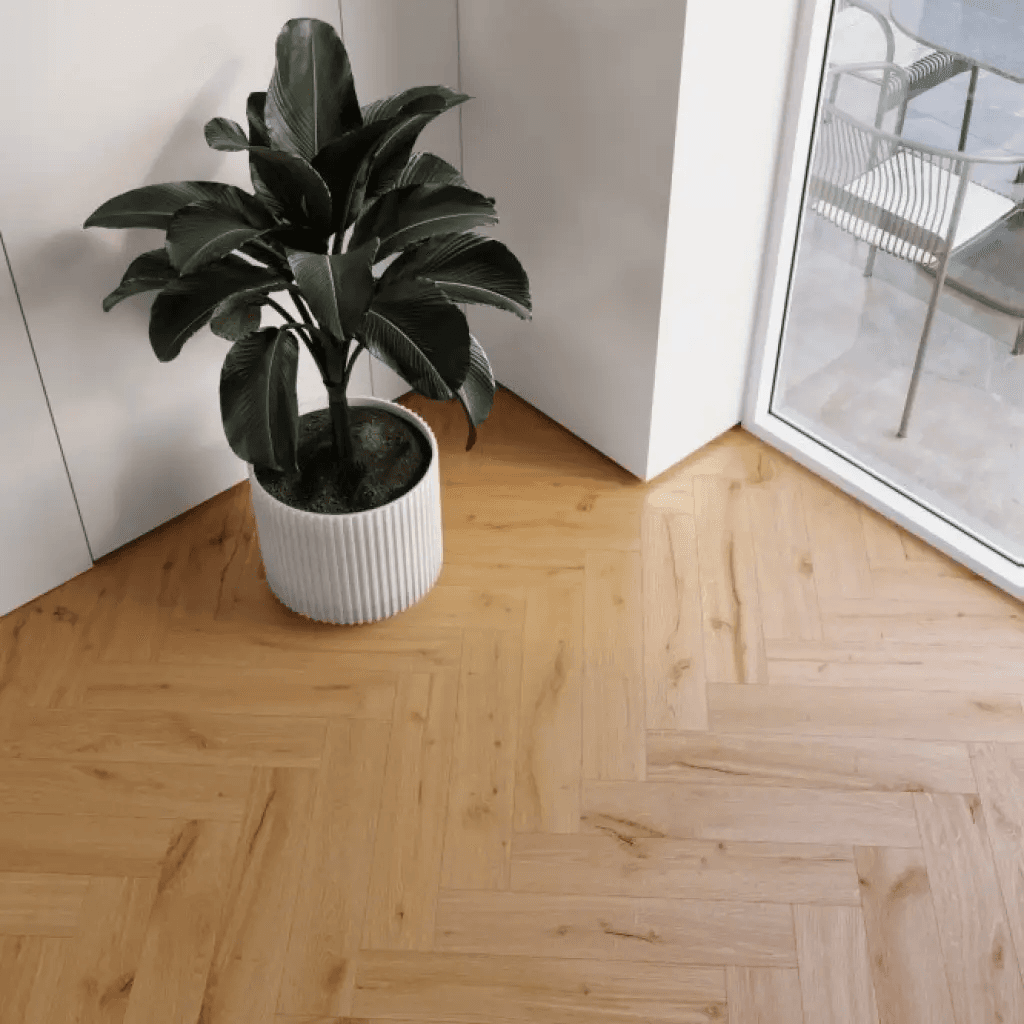 Panele winylowe SPC Jodełka Dąb Imbirowy DP5000027 Klasa 34 5 mm, SW4HMX-FHLA1-DP5XXX-EGINF, Barlinek