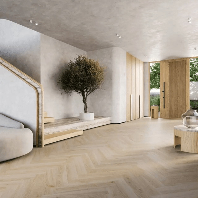 Panele winylowe SPC Jodełka Dąb Herbaciany DP5000047 Klasa 34 5 mm, SW4HMX-FHLA1-DP5XXX-ETEAC, Barlinek