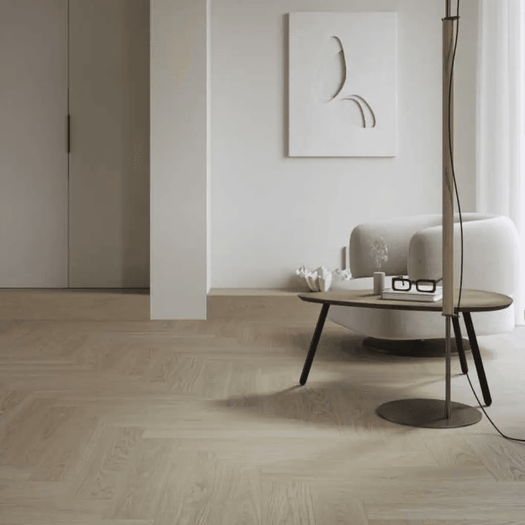 Panele winylowe SPC Jodełka Dąb Lniany DP5000025 Klasa 34 5 mm, SW4HMX-FHLA1-DP5XXX-EFLAA, Barlinek