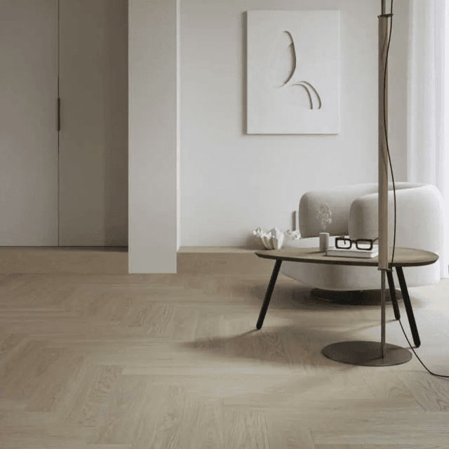 Panele winylowe SPC Jodełka Dąb Lniany DP5000025 Klasa 34 5 mm, SW4HMX-FHLA1-DP5XXX-EFLAA, Barlinek