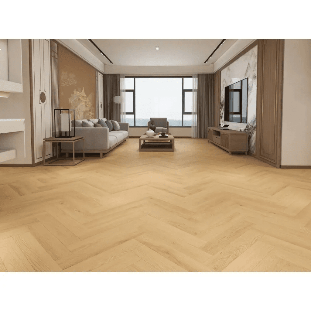 Panele winylowe SPC ze zintegrowanym podkładem Jodełka Euphoria PAN000351 Klasa 34 6 mm, Metamorphose