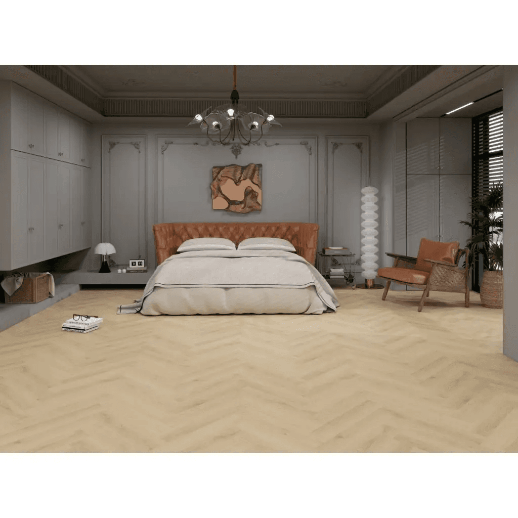 Panele winylowe SPC ze zintegrowanym podkładem Jodełka Serene PAN000349 Klasa 34 6 mm, Metamorphose