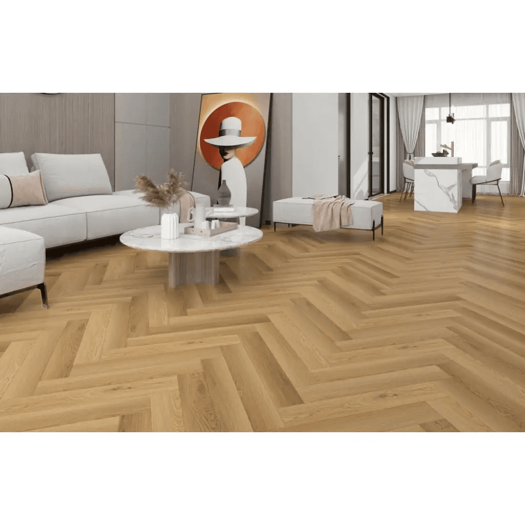 Panele winylowe SPC ze zintegrowanym podkładem Jodełka Vogue PAN000365 Klasa 34 6 mm, Metamorphose