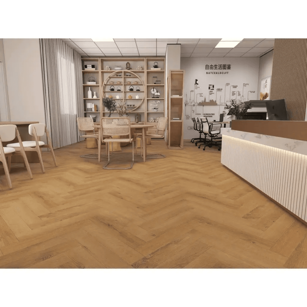 Panele winylowe SPC ze zintegrowanym podkładem Jodełka Pulse PAN000355 Klasa 34 6 mm, Metamorphose