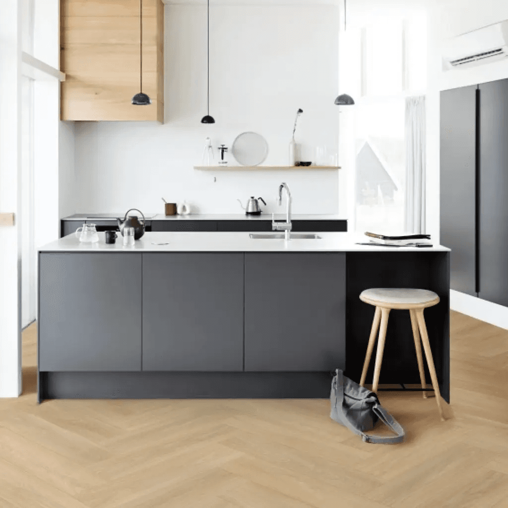 Panele winylowe z podkładem SPC LVT Dąb Tucker Beige 85266 Klasa 33 6 mm, 400096639, Unilin