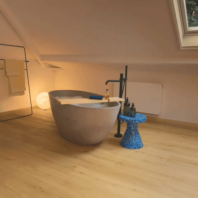 Panele winylowe SPC LVT z podkładem Dąb Szczotkowany Miodowy Klasa 33 6 mm, AVMPU40318, Quick-Step Unilin