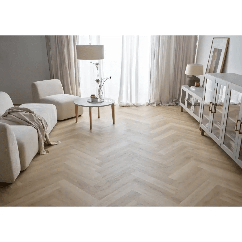 Panele winylowe SPC z podkładem Jodełka Dąb Michigan Klasa 33 6 mm, 6067552, VOX