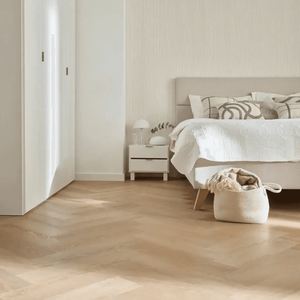 Panele winylowe SPC z podkładem Jodełka Dąb Iowa Klasa 33 6 mm, 6067558, VOX