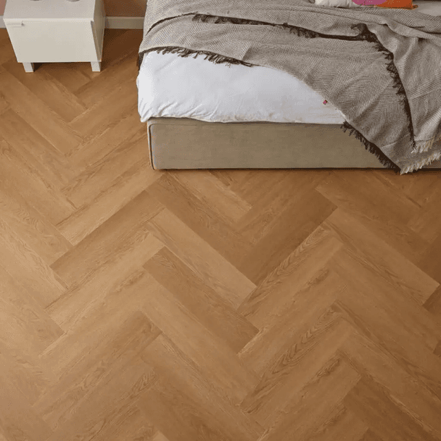 Panele winylowe SPC z podkładem Jodełka Dąb Montana Klasa 33 6 mm, 6067557, VOX