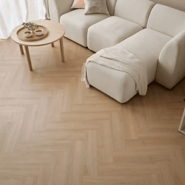 Panele winylowe SPC z podkładem Jodełka Dąb Kansas Klasa 33 6 mm, 6067553, VOX