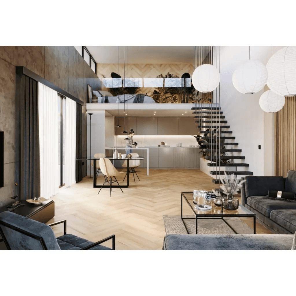 Panele winylowe SPC LVT Jodełka Dąb Yankee CA153 Klasa 33 5 mm, Arbiton