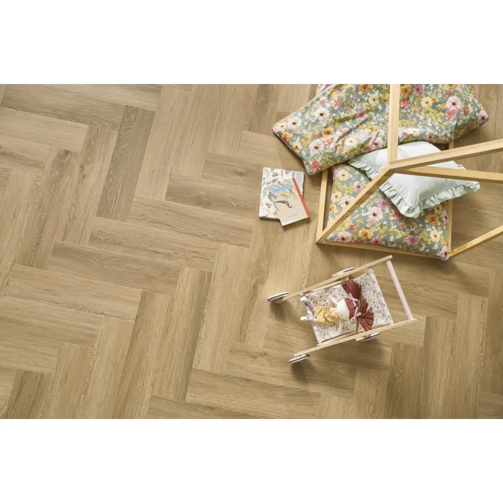 Panele winylowe SPC LVT Jodełka Dąb Burbon CAS 208 5 mm, 5905167857113, Arbiton