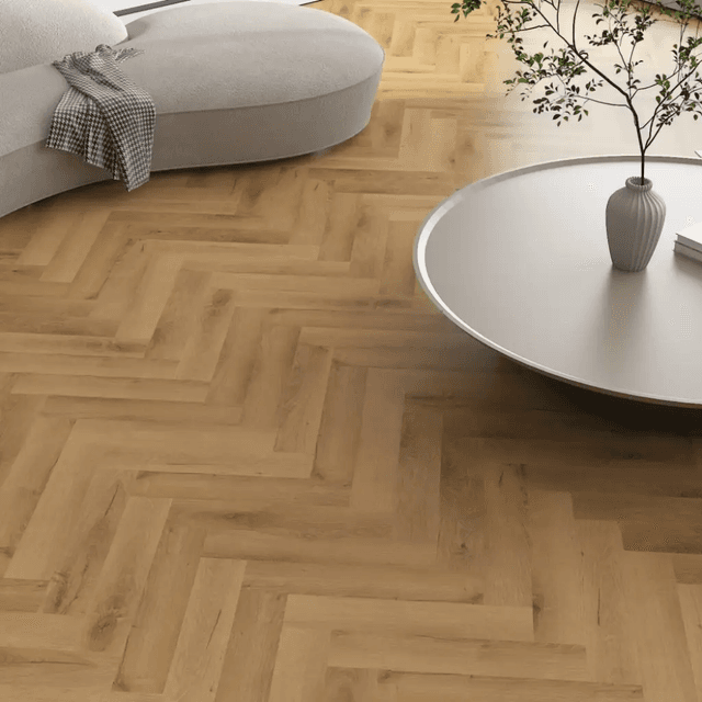 Panele winylowe SPC ze zintegrowanym podkładem Jodełka Prestige PAN000373 Klasa 34 7 mm, Metamorphose