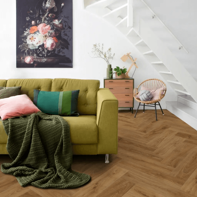 Panele winylowe Jodełka Terra Oak 83853 Klasa 33 6 mm, 400108713, Balterio