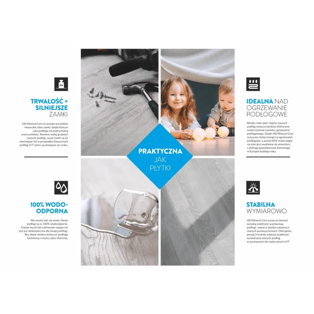 Panele Winylowe SPC LVT Dąb Scandinavian CBC 41022 Klasa 32 4 mm, Afirmax