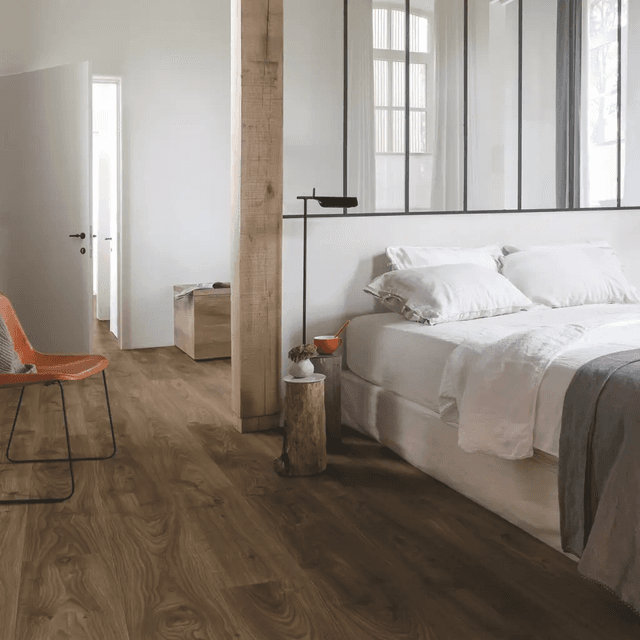 Panele Winylowe LVT Dąb Wiejski Ciemnobrązowy BAGP40027 Klasa 33 2.5 mm, Quick-Step Unilin