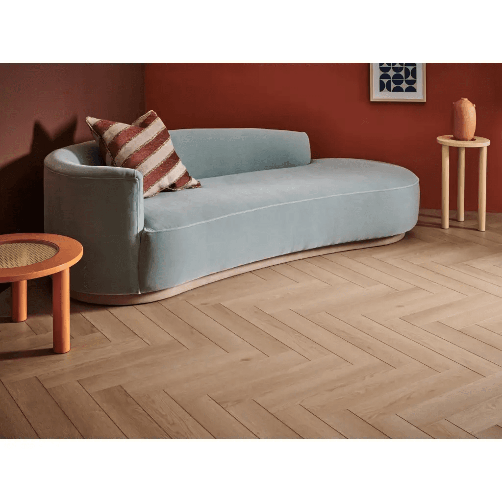 Panele Winylowe SPC LVT Sava Herringbone Sand SAV HB-2253-IB Klasa 33 5 mm, Lamett ParquetVinyl