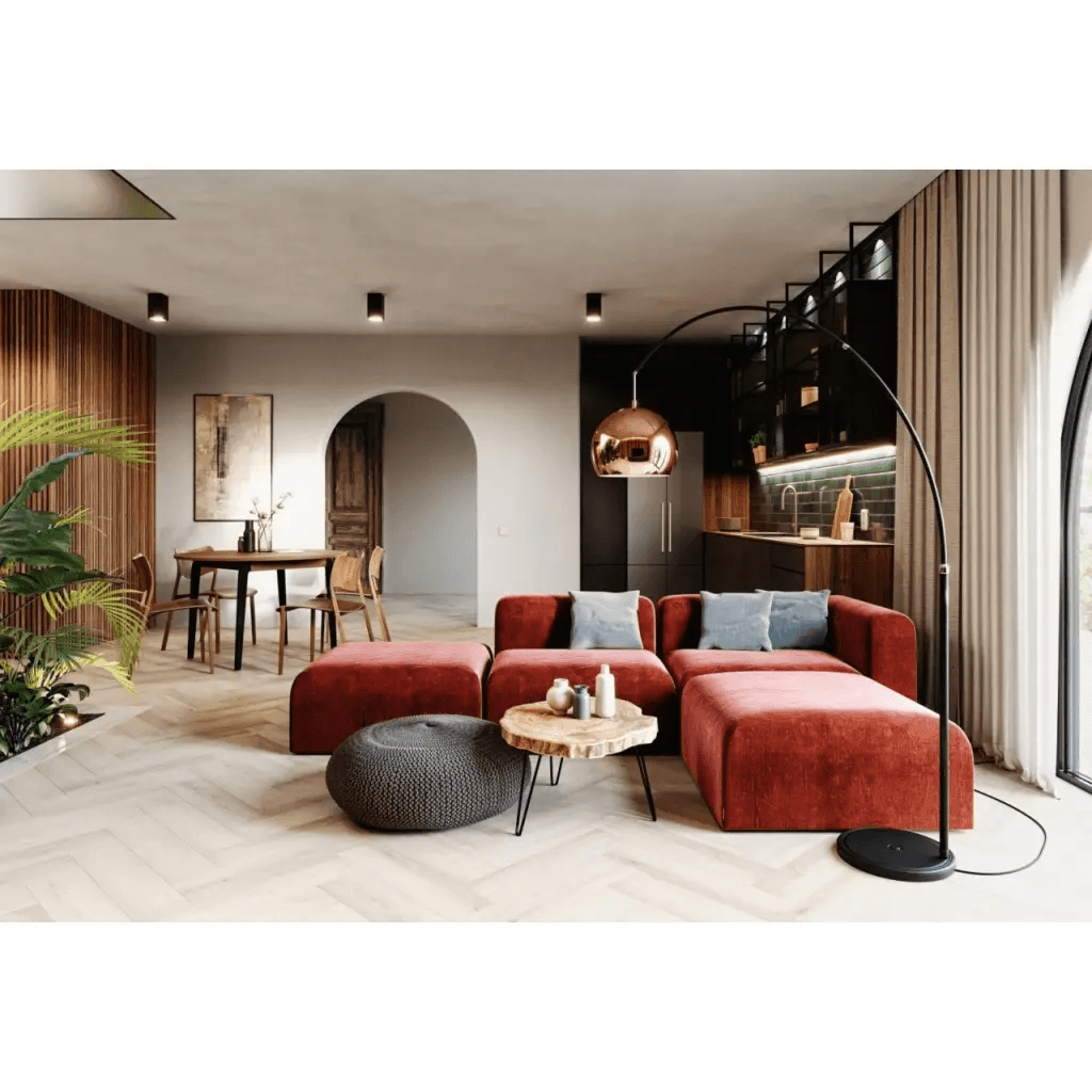 Panele winylowe SPC LVT Jodełka Dąb Preston CA167 Klasa 33 5 mm, Arbiton