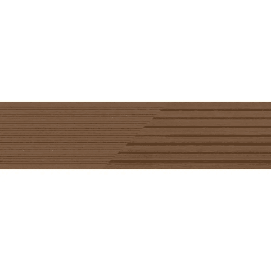 Deska tarasowa dwustronna BERGDECK B150 Szczotkowana Kasztan 2,4m 25 mm, BD1004, Bergdeck