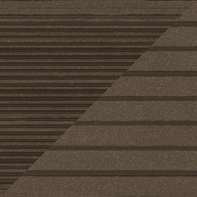 Deska tarasowa dwustronna BERGDECK B150 szczotkowana Orzech 2,4m 25 mm, BD1003, Bergdeck