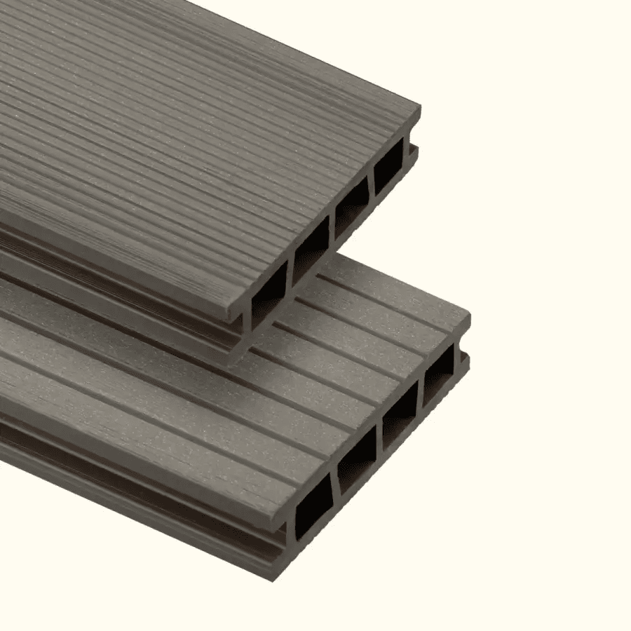 Deska tarasowa dwustronna BERGDECK B150 szczotkowana Antracyt 2,4m 25 mm, BD1001, Bergdeck