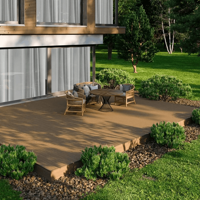 Deska tarasowa Wood szczotkowana Teak 2,4m 25 mm, BW0007, Bergdeck