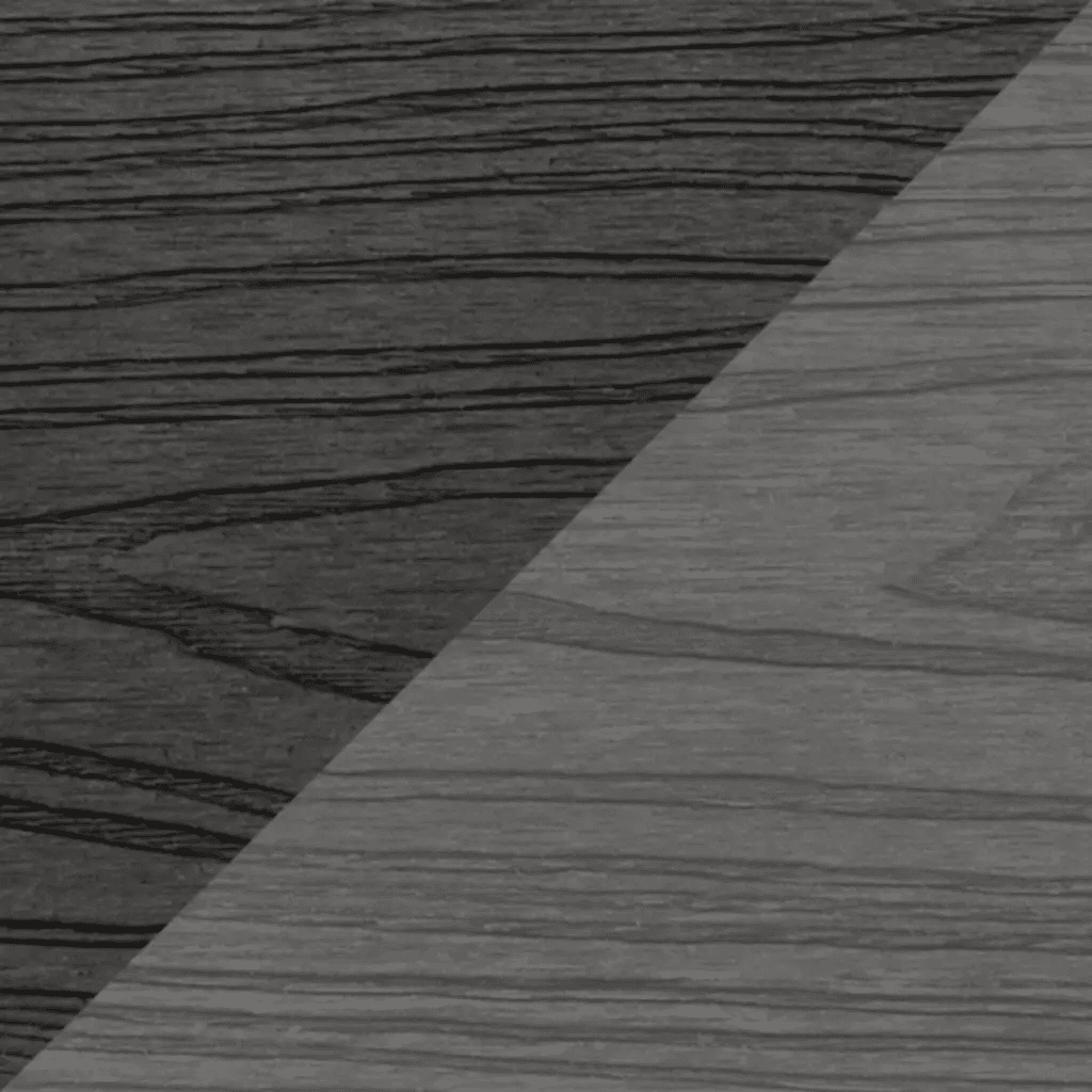 Deska tarasowa dwustronna BERGDECK W138 Szary/Czarny 2,9m 23 mm, BB0022, Bergdeck