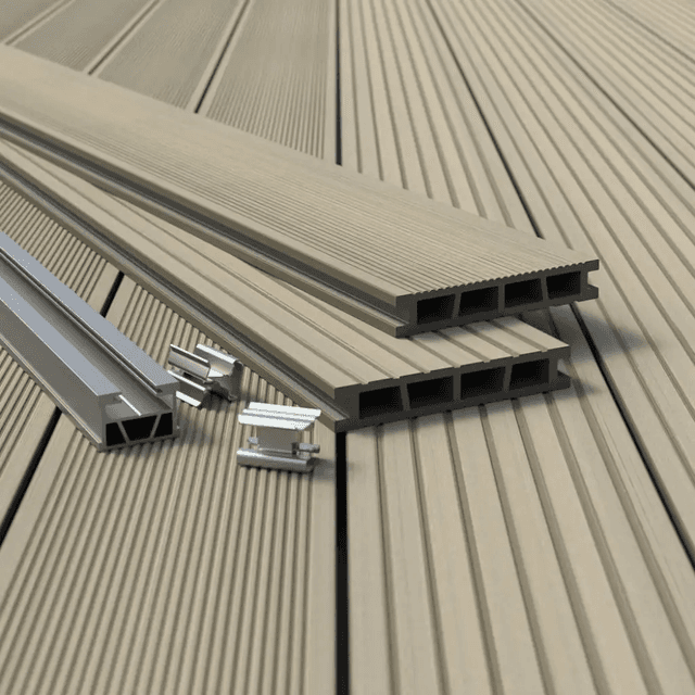 Deska tarasowa dwustronna Skandynawia Bjork 3,0m 25 mm, BS7A01, Bergdeck