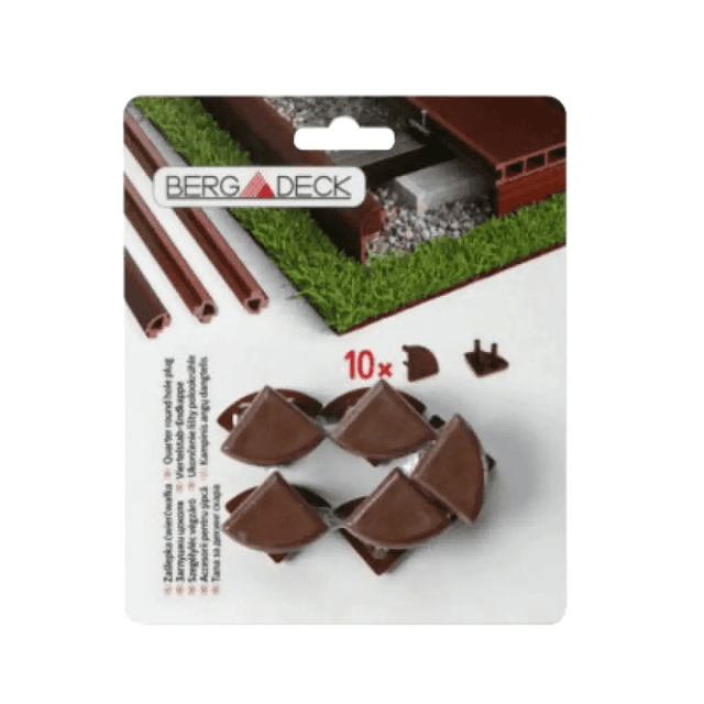 Zaślepka ćwierćwałka WPC Wild Teak 10szt BDZC07, Salag