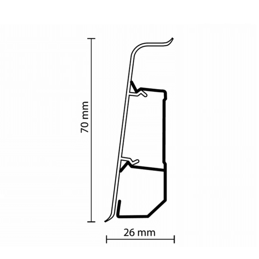Listwa Dąb Avalon 187, 5905167851517, Arbiton