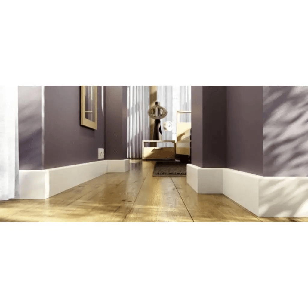 Listwa przypodłogowa Invado Biała P129, 100129392, Invado