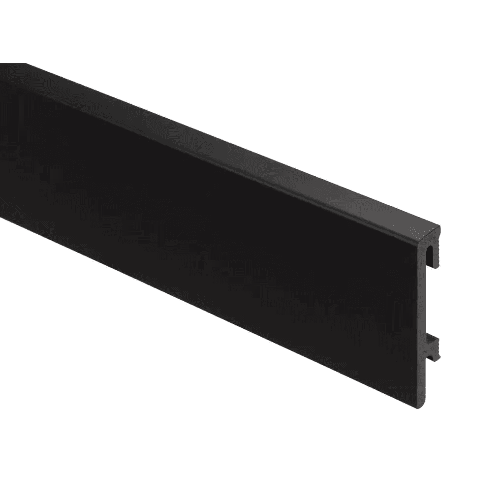 Listwa przypodłogowa PS Bravo 80 mm Czarna 207, BR81U3, Salag