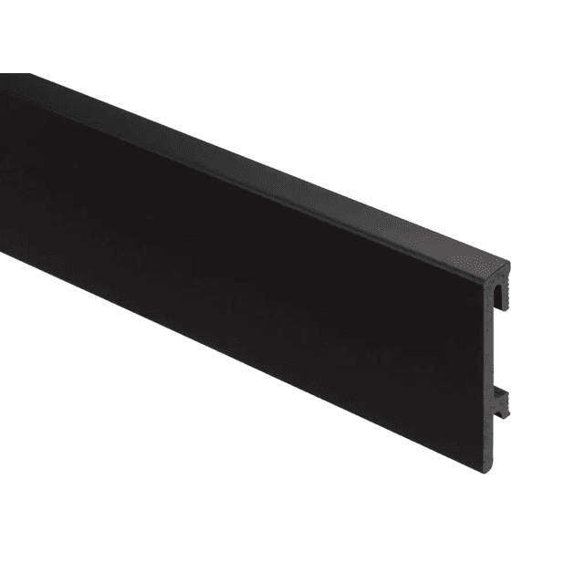 Listwa przypodłogowa PS Bravo 80 mm Czarna 207, BR81U3, Salag