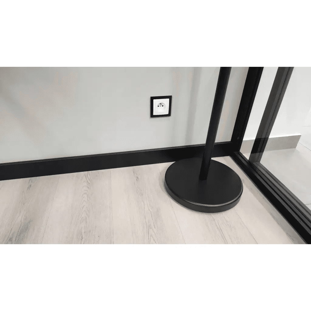 Listwa przypodłogowa PS Bravo 80 mm Czarna 207, BR81U3, Salag