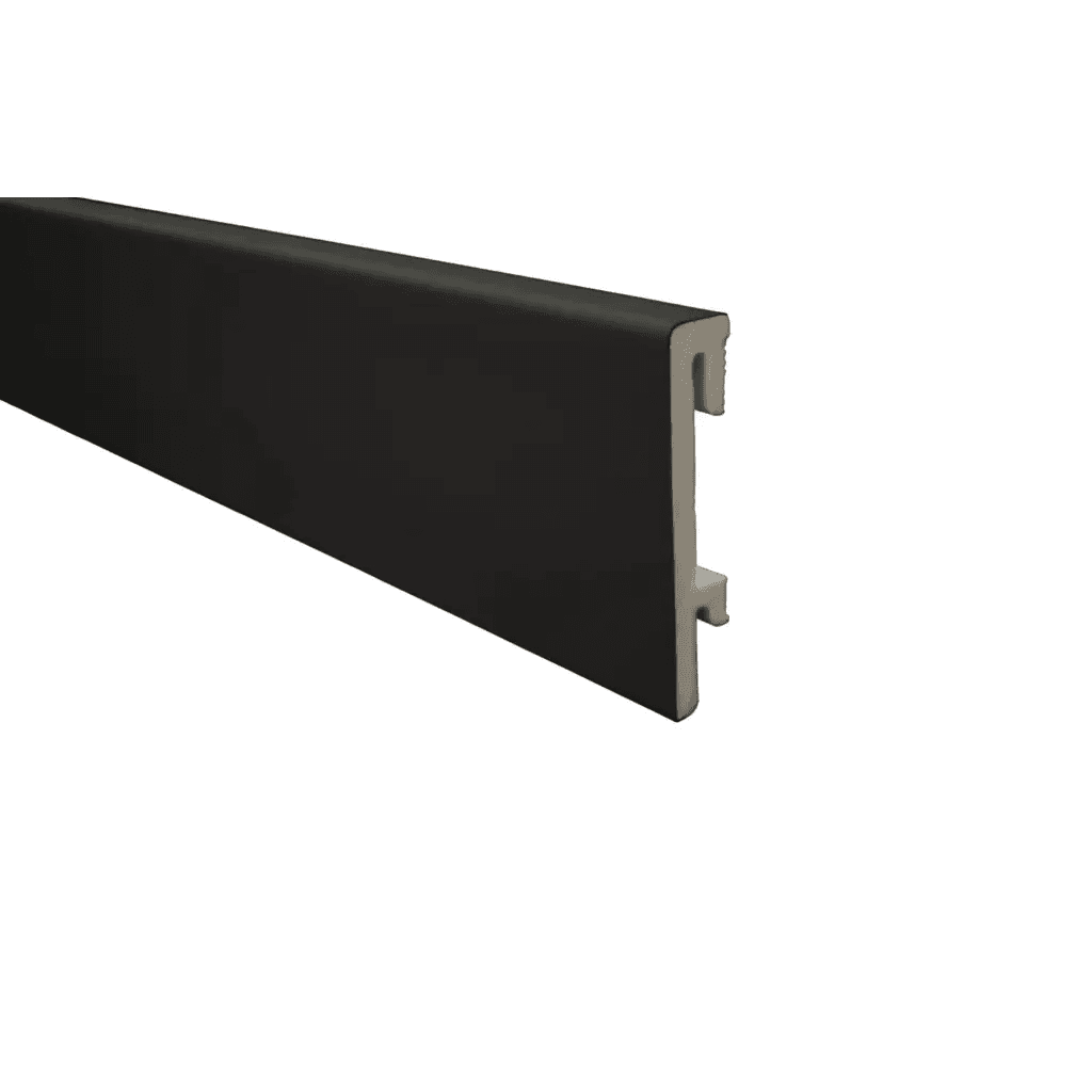 Listwa przypodłogowa PS Bravo 80 mm Czarna 207, BR81U3, Salag