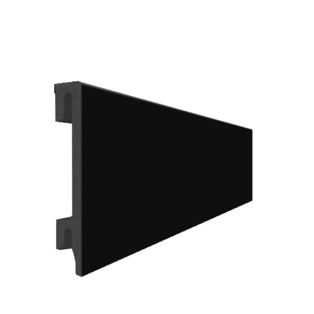 Listwa przypodłogowa PS Bravo 80 mm Czarna 207, BR81U3, Salag