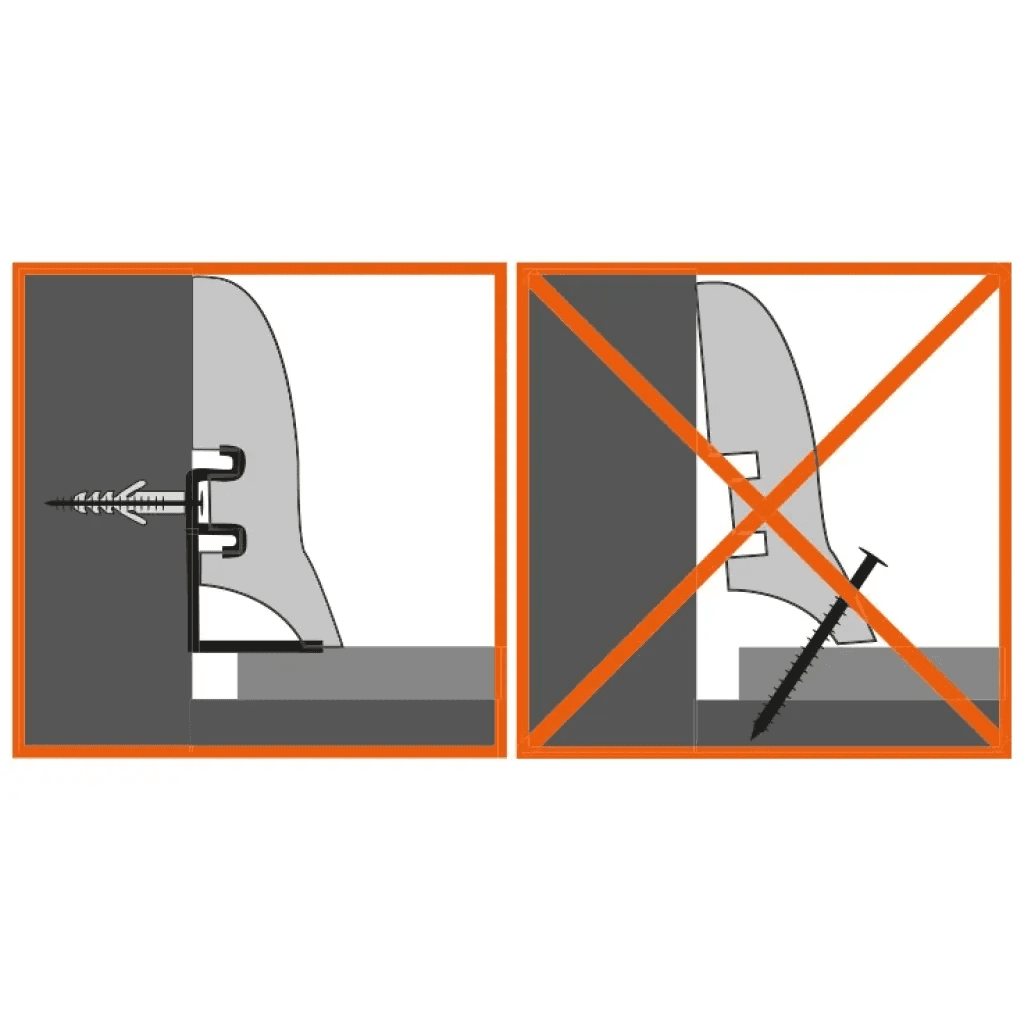 Klipsy montażowe Barclips do listew przypodłogowych 50szt, KLI-OP50., Barlinek