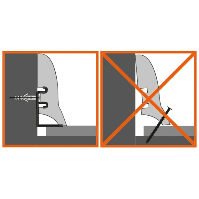 Klipsy montażowe Barclips do listew przypodłogowych 50szt, KLI-OP50., Barlinek