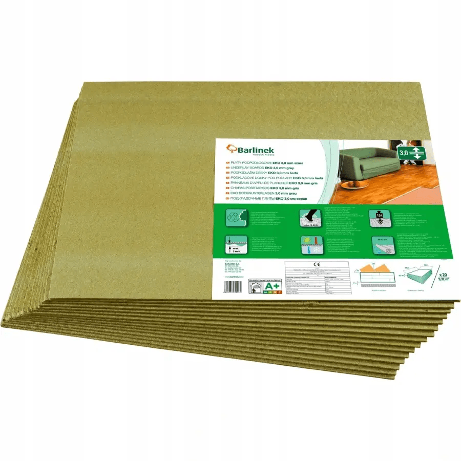 Podkład Eko Płyta podłogowa 4mm, 5906737923795, Barlinek