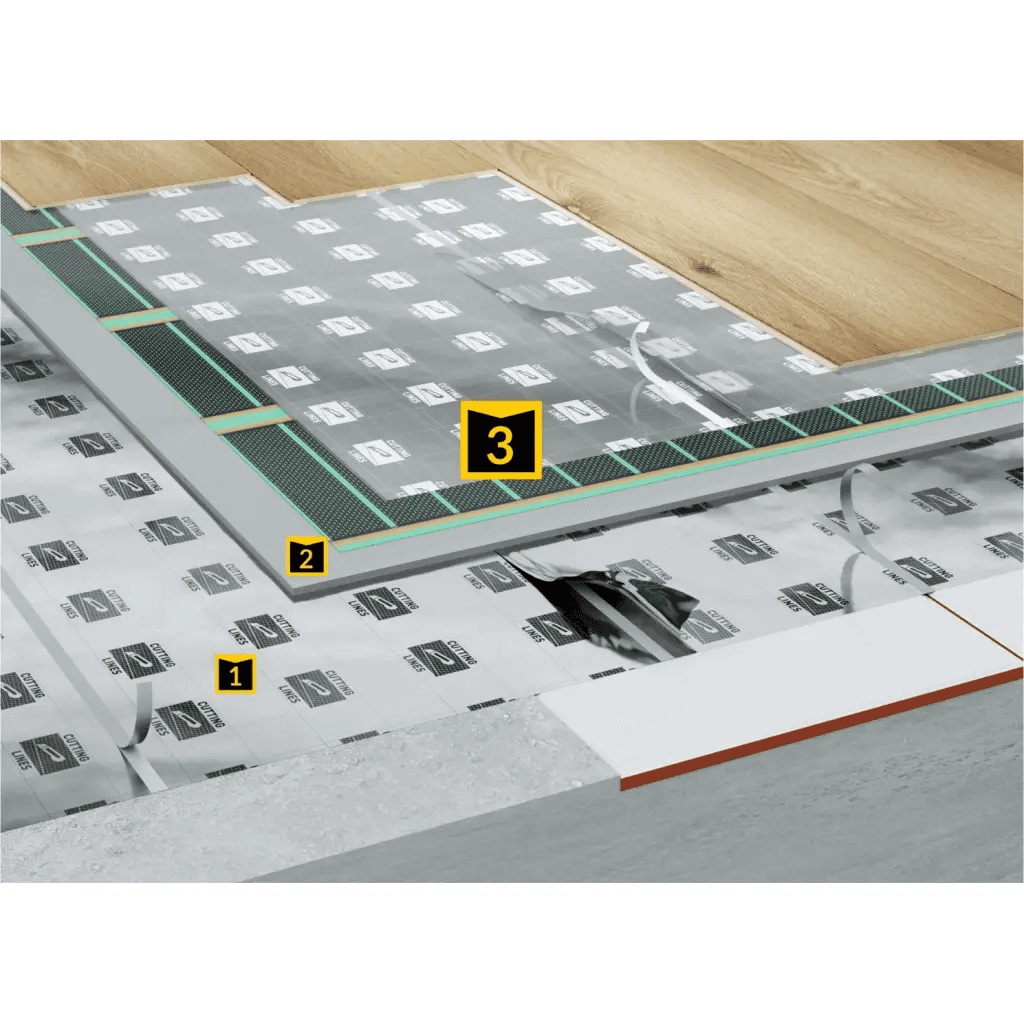 Podkład do ogrzewania folią grzewczą Secura HEAT VIinyl Click XPS, 5905167875216, Arbiton